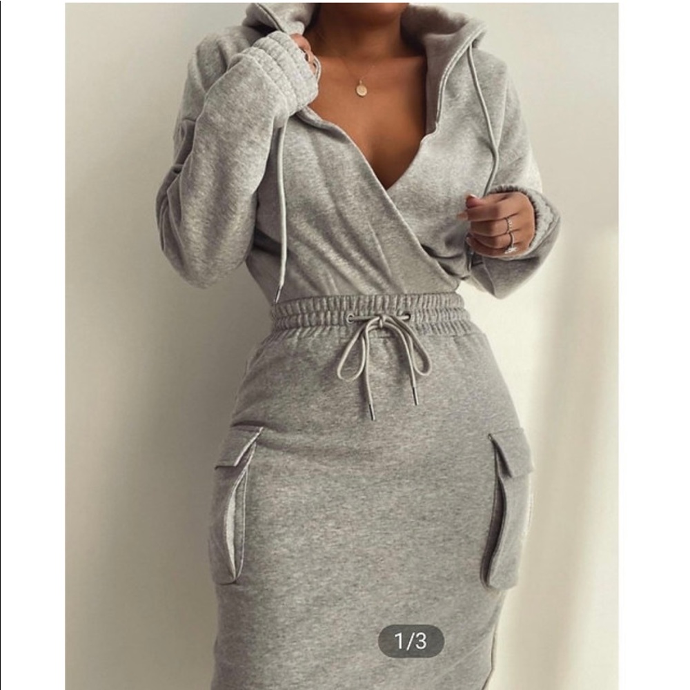 Grey Sweater Dress